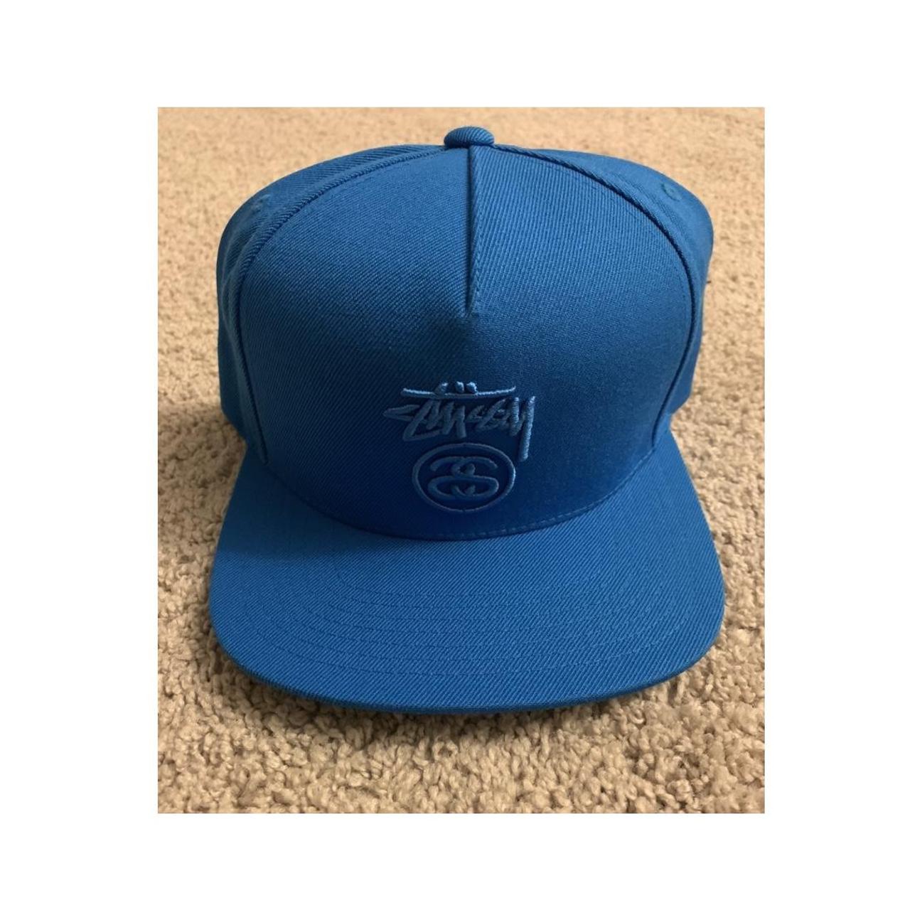 Stüssy SS Link Logo Stock Lock SnapBack Cap/Hat... - Depop