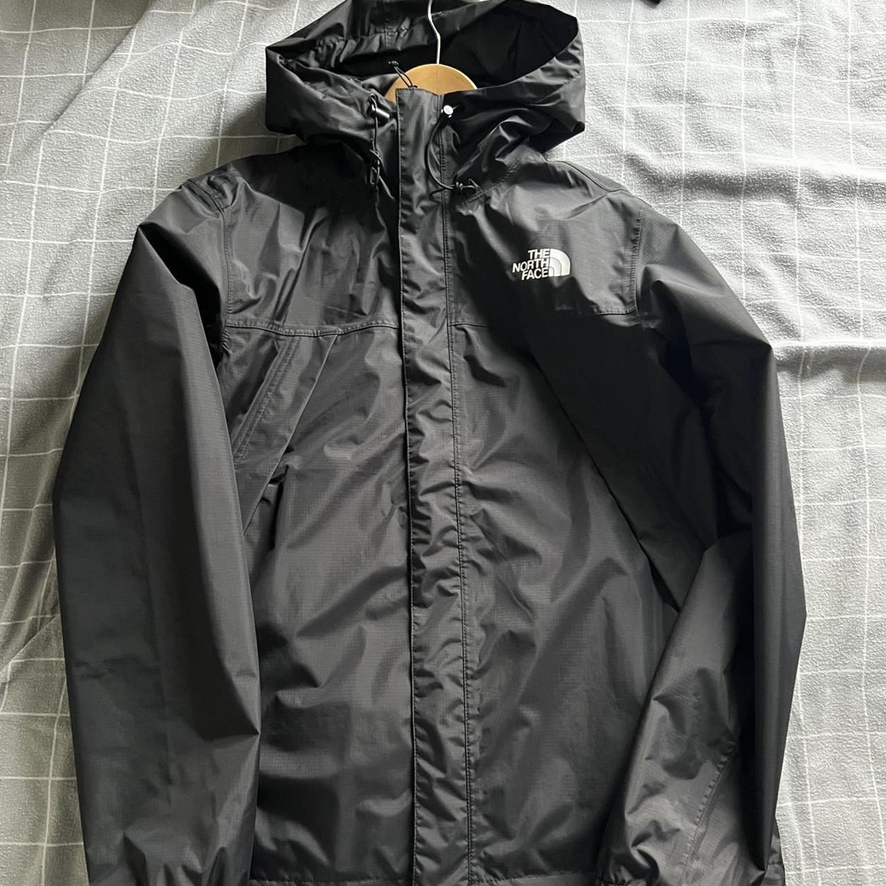 North face black windbreaker jacket 🦅 Size small can... - Depop