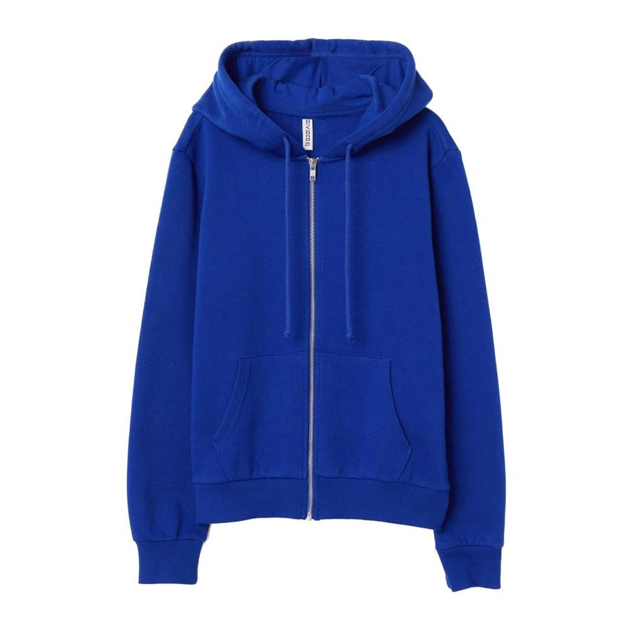H&M Women's Blue Hoodie Depop