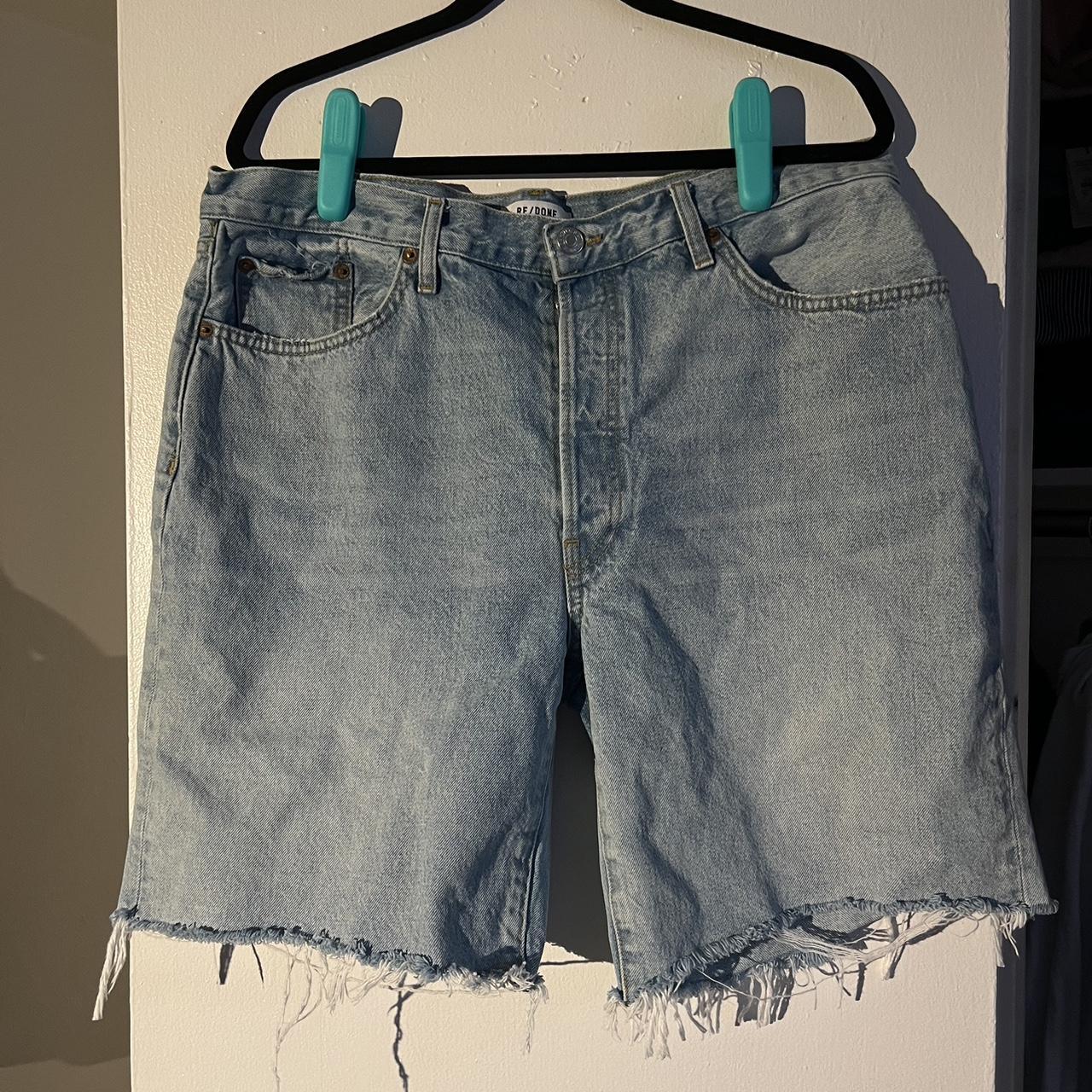 Re done 90s comfy denim shorts Super cute and comfy. Depop