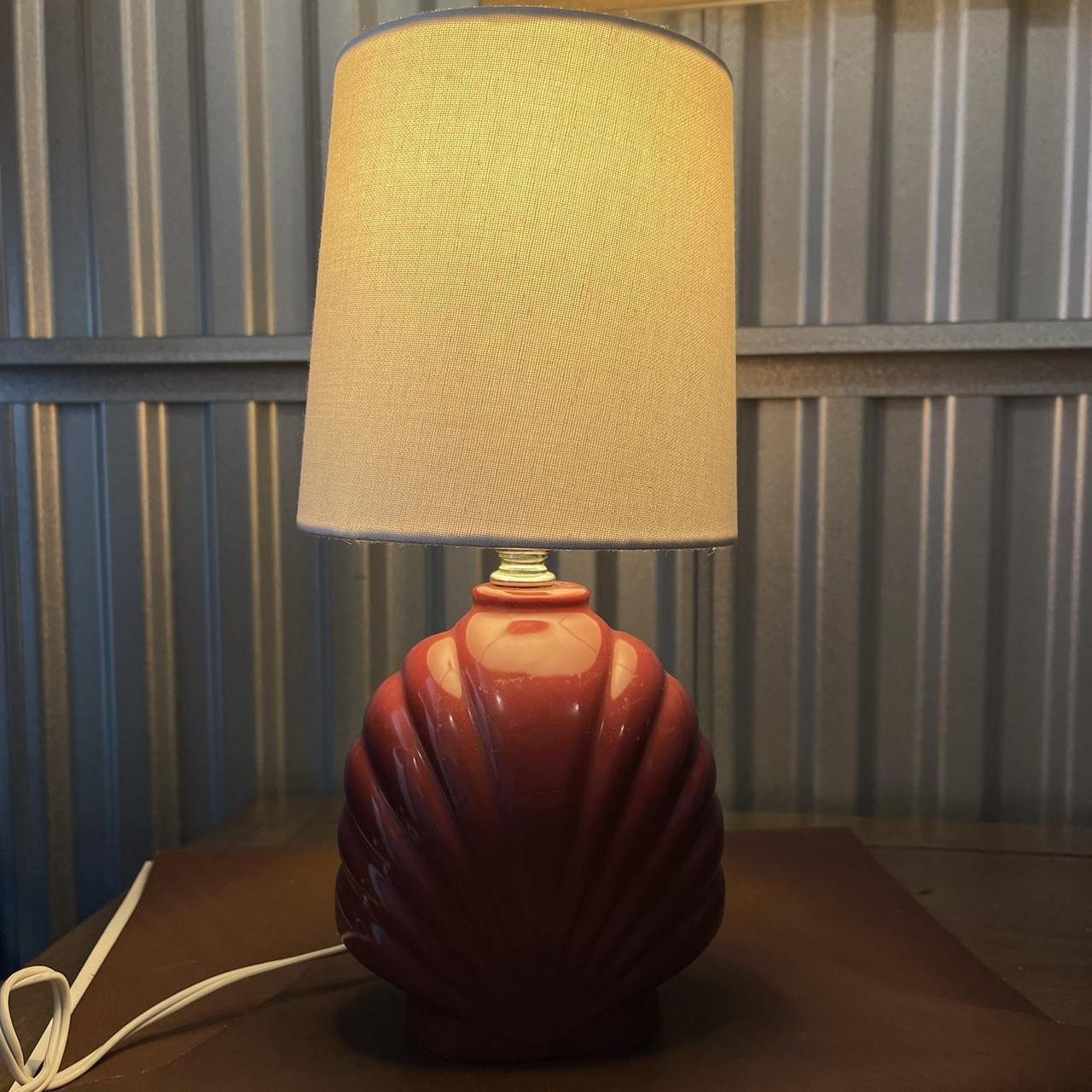 VINTAGE SMALL SHELL LAMP $40 & free... - Depop