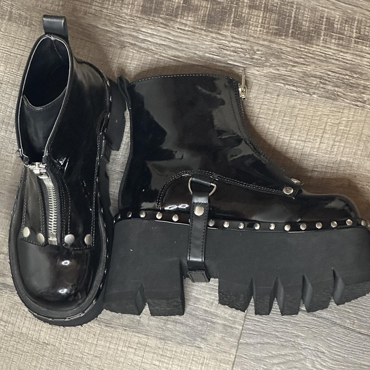 mens demonia platform boots