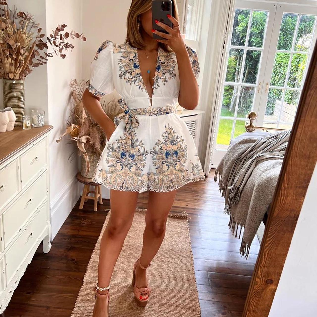 Zara Women's Playsuitromper Depop