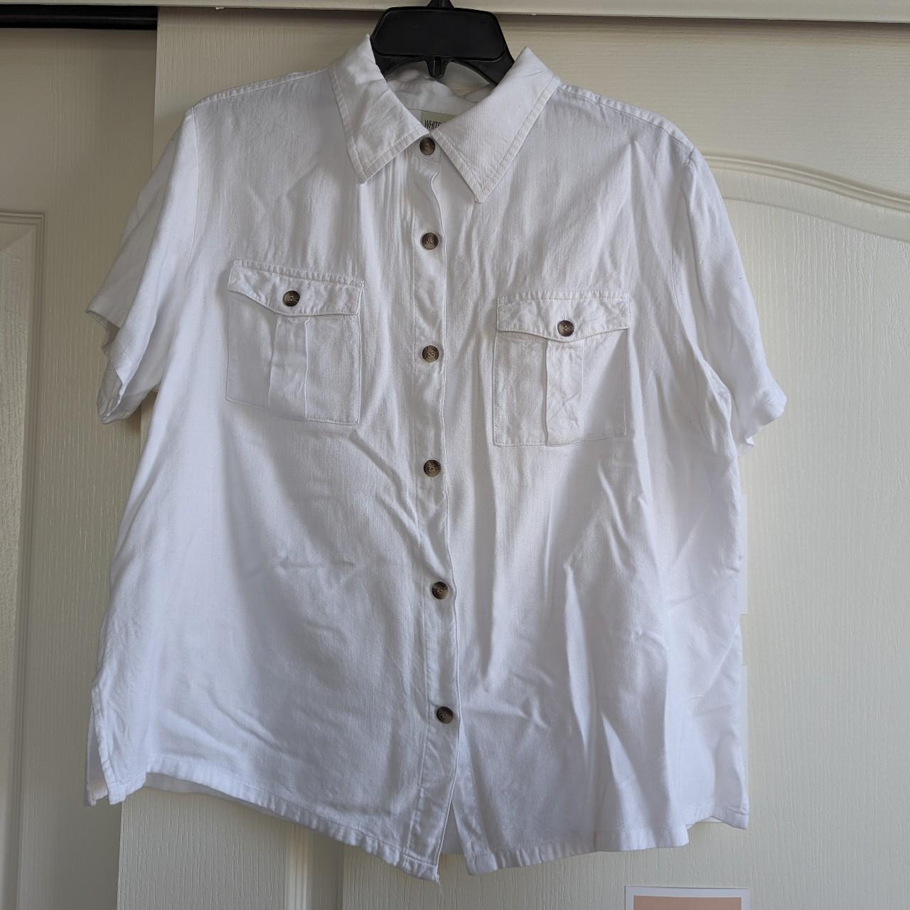 White Stag soft rayon button up shirt, size L. - Depop