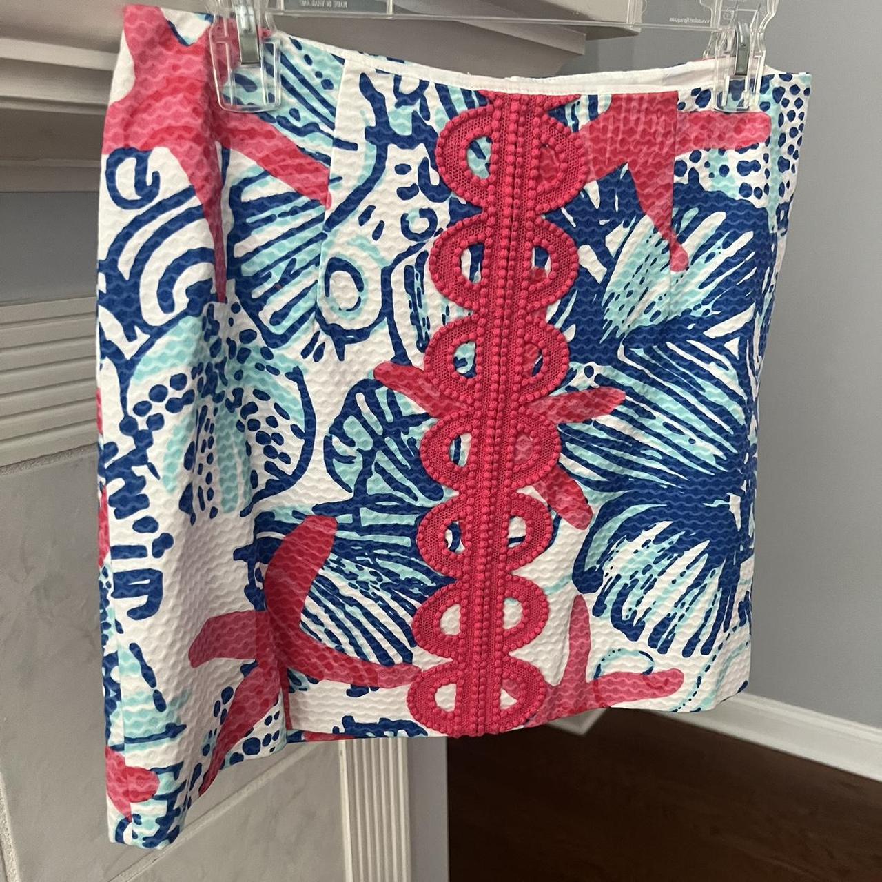 希少になる RARE Lilly Pulitzer Tate She Sells Shells Mini Skirt | Depop 菓子