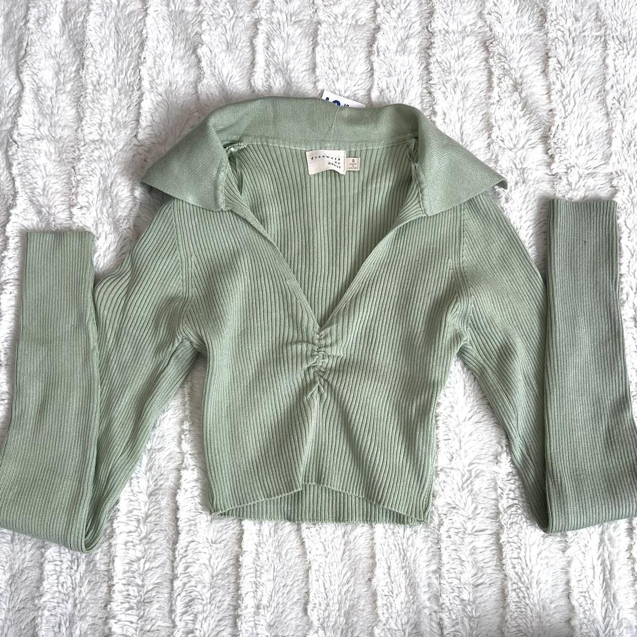 DREAMERS BY DEBUT Women's Green Polo-shirts | Depop