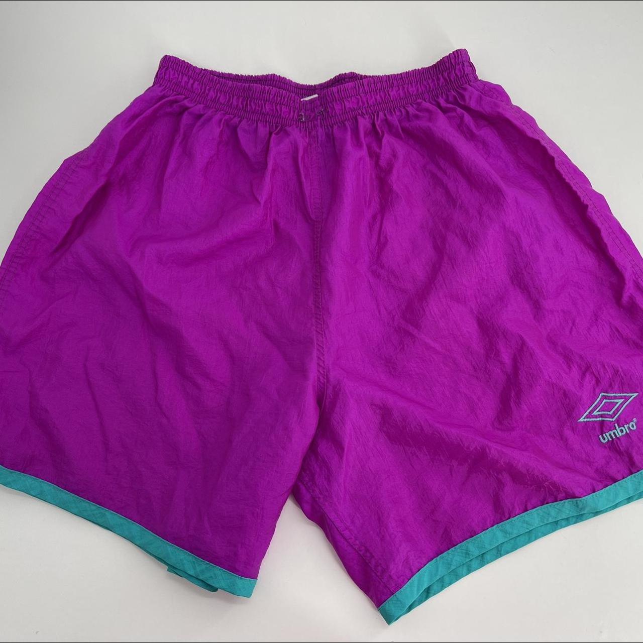 Umbro Men's Purple and Blue Shorts | Depop