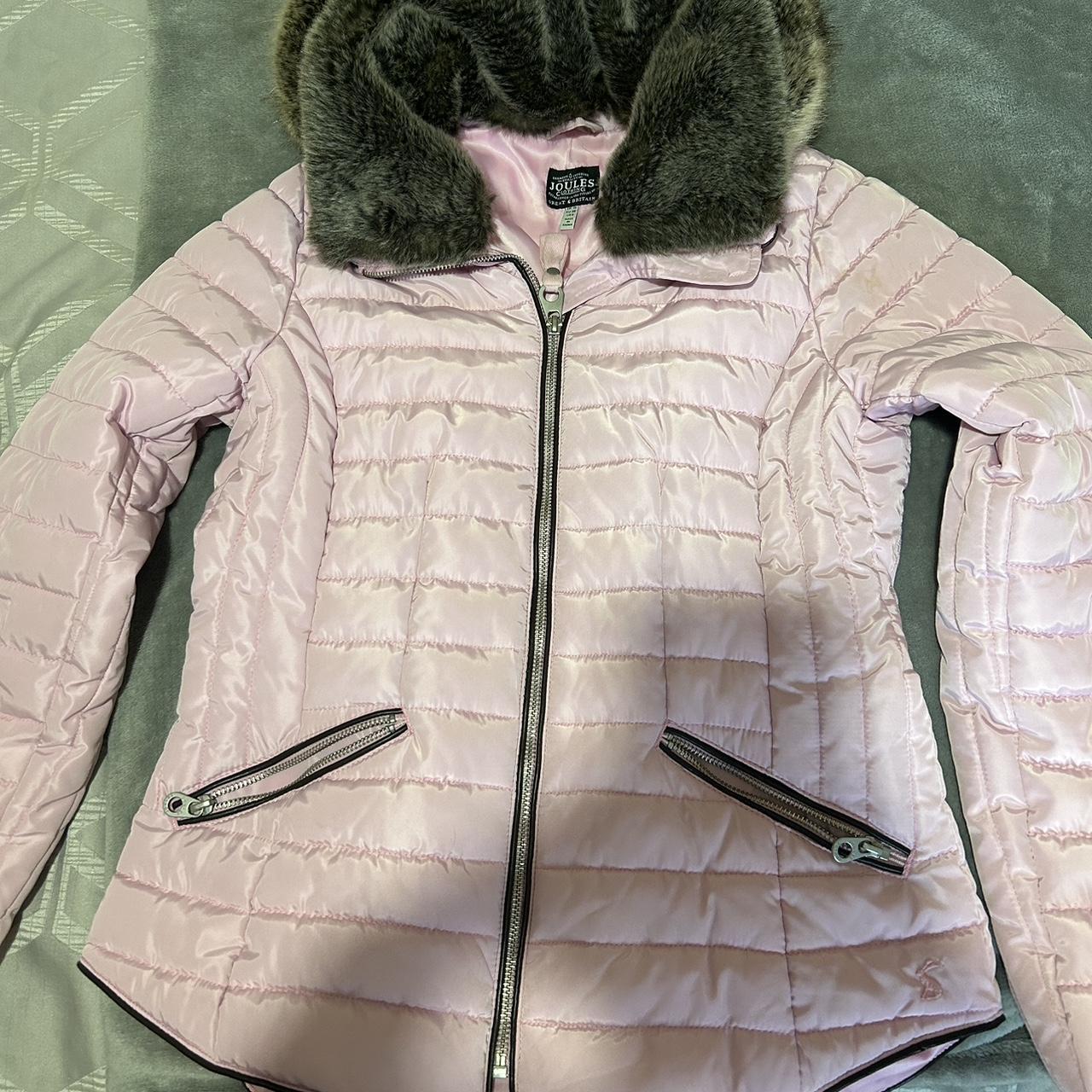 Joules gosling jacket pink best sale