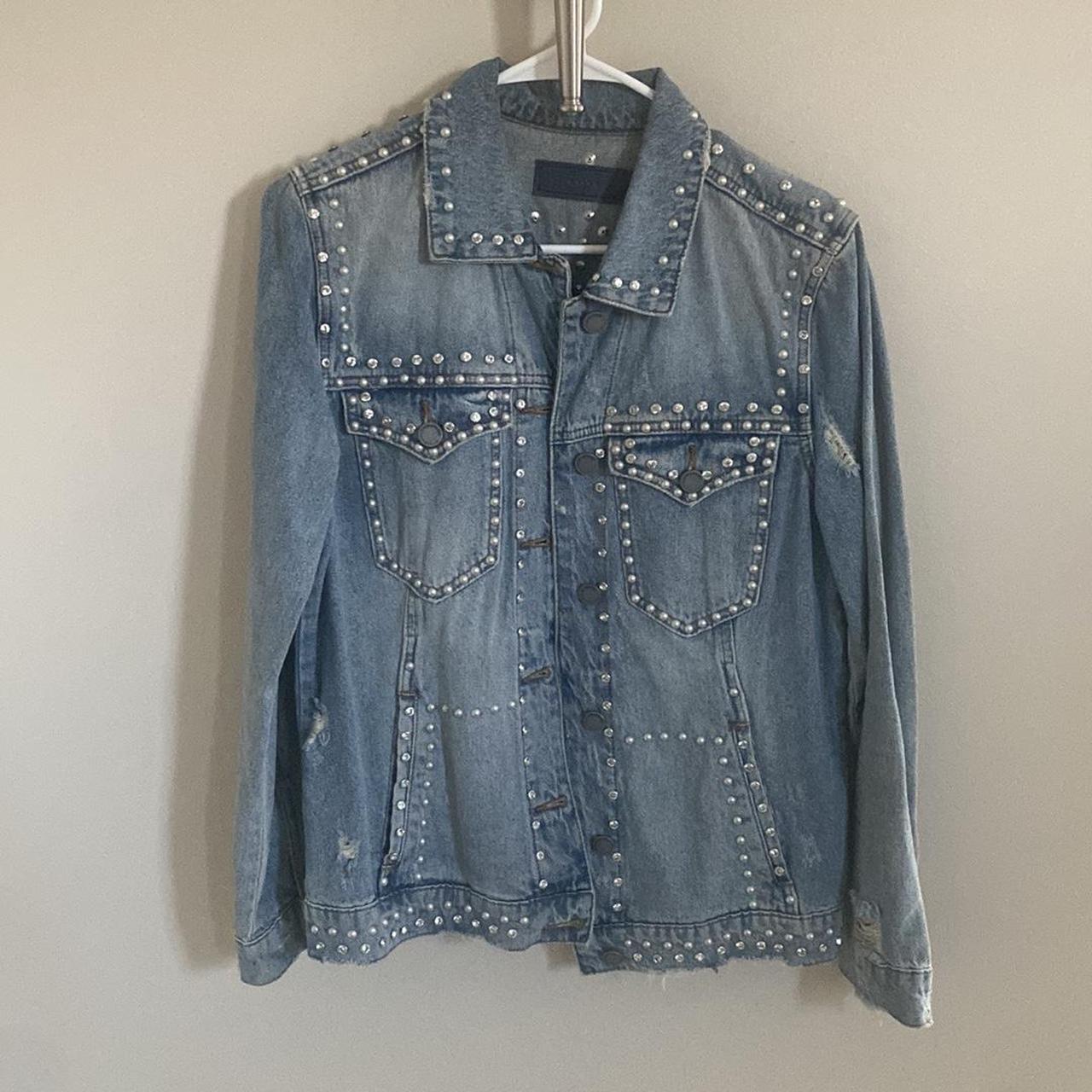 Blank nyc studded outlet denim jacket