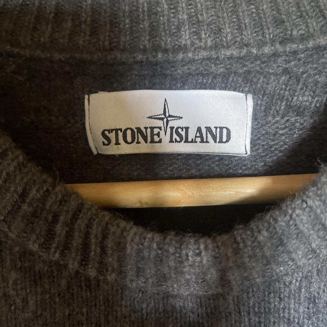 Men’s wollen stone island jumper only worn a few... - Depop