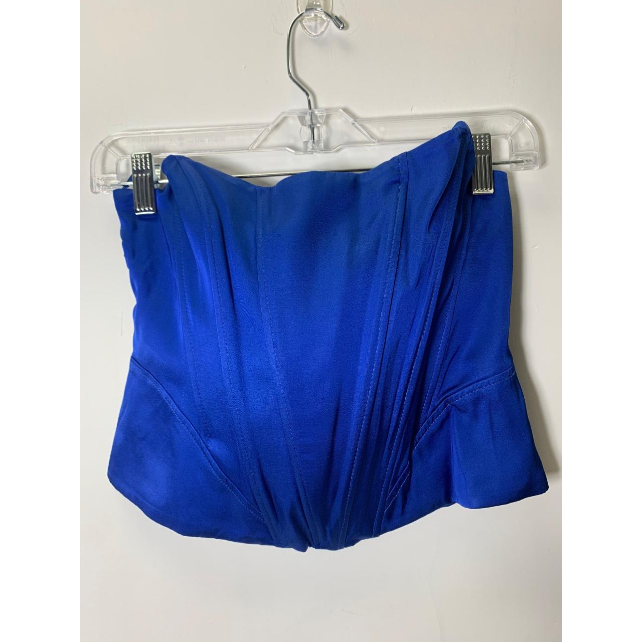 ZARA SATIN CORSETTE TOP new with tag size S armpit - Depop