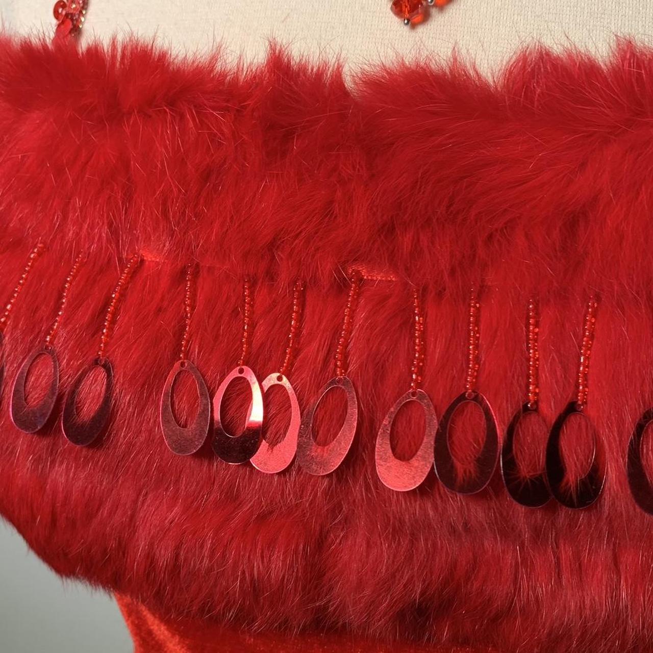 Vintage Women's Tank top - Red - S – 90s style Re… - image 4