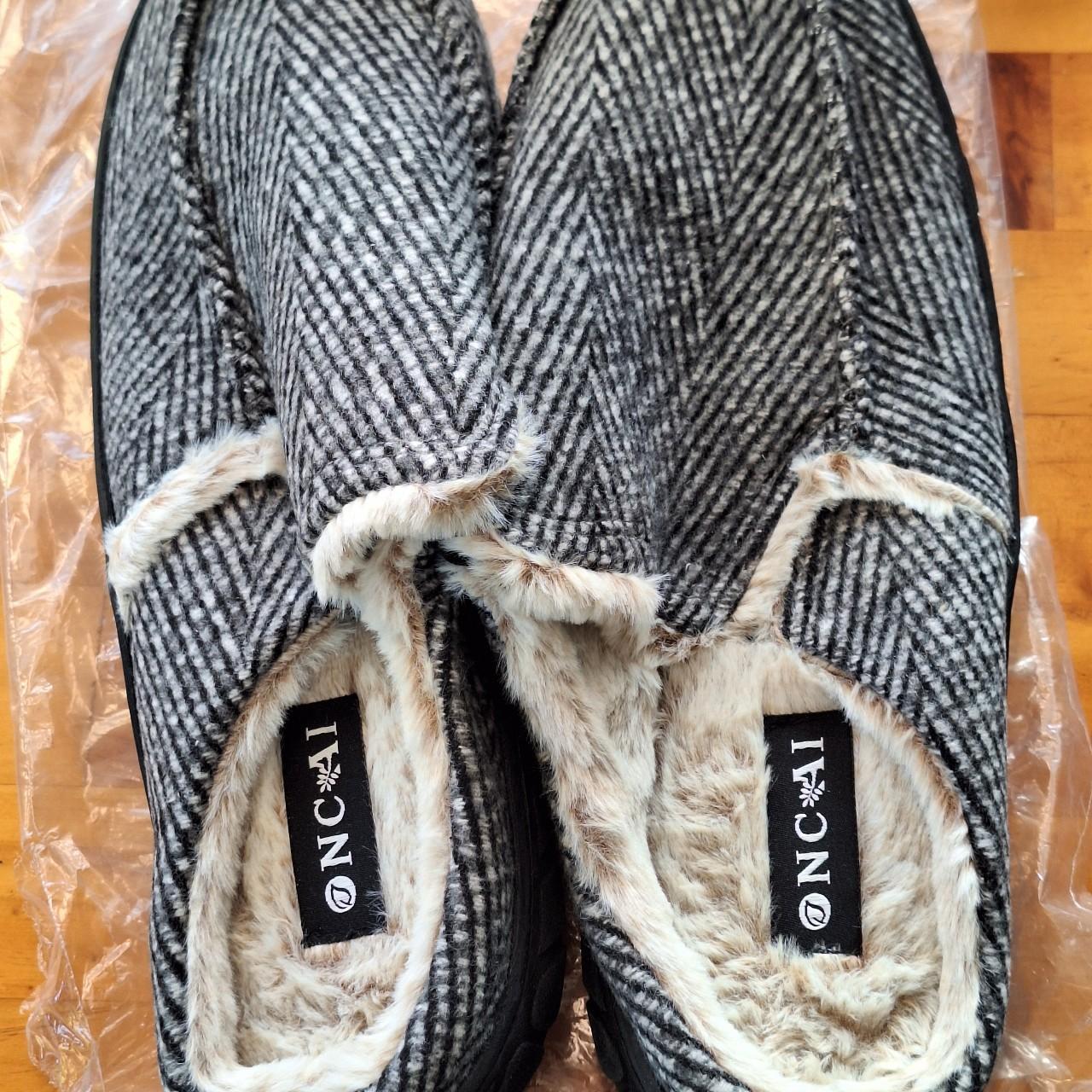 Silver house sale slippers