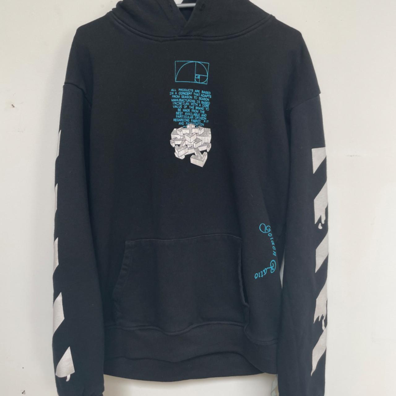 Off-White Dripping Arrows Incompiuto Hoodie Vintage...