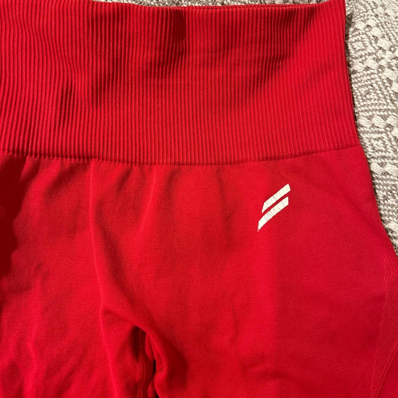 Do you even red seamless leggings - size S ️ worn a... - Depop