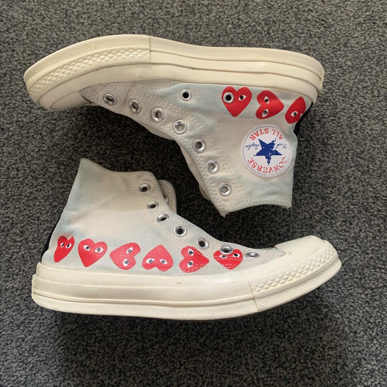 Size 5 hot sale cdg converse