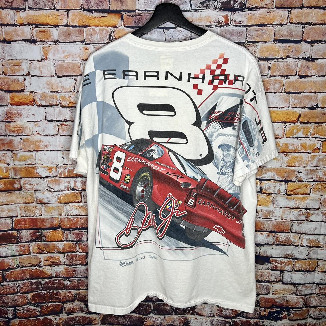 NASCAR Dale Earnhardt Jr All Over Print AOP Racing T... - Depop