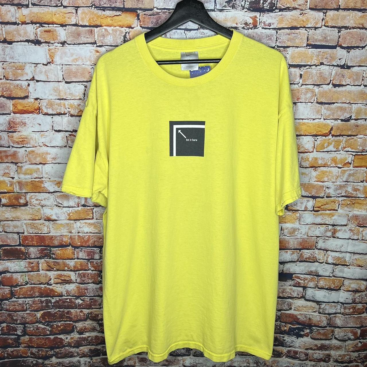 Nike Men's Yellow T-shirt | Depop