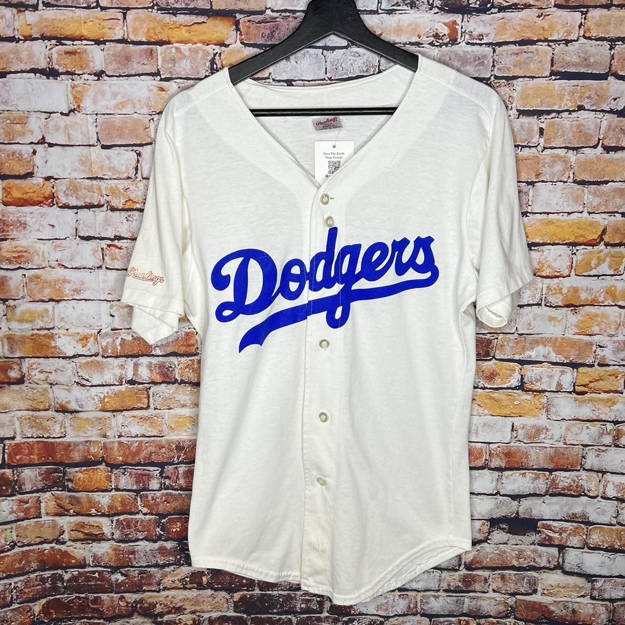 Rawlings, Shirts, Vintage La Dodgers Baseball Jersey Rawlings