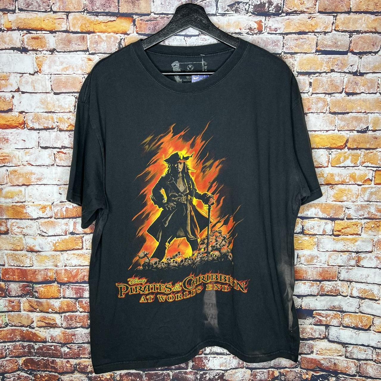 Vintage Pirates of the Caribbean Movie Promo T Shirt - Depop