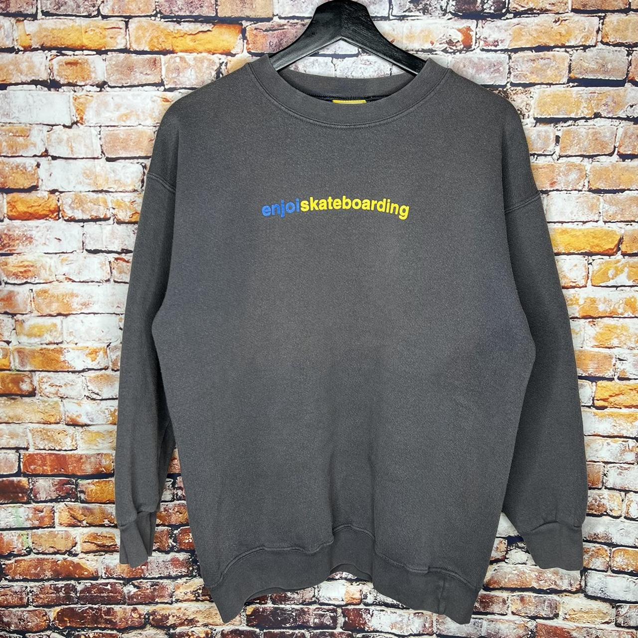 Vintage Enjoi Skateboards Crewneck Sweatshirt... - Depop