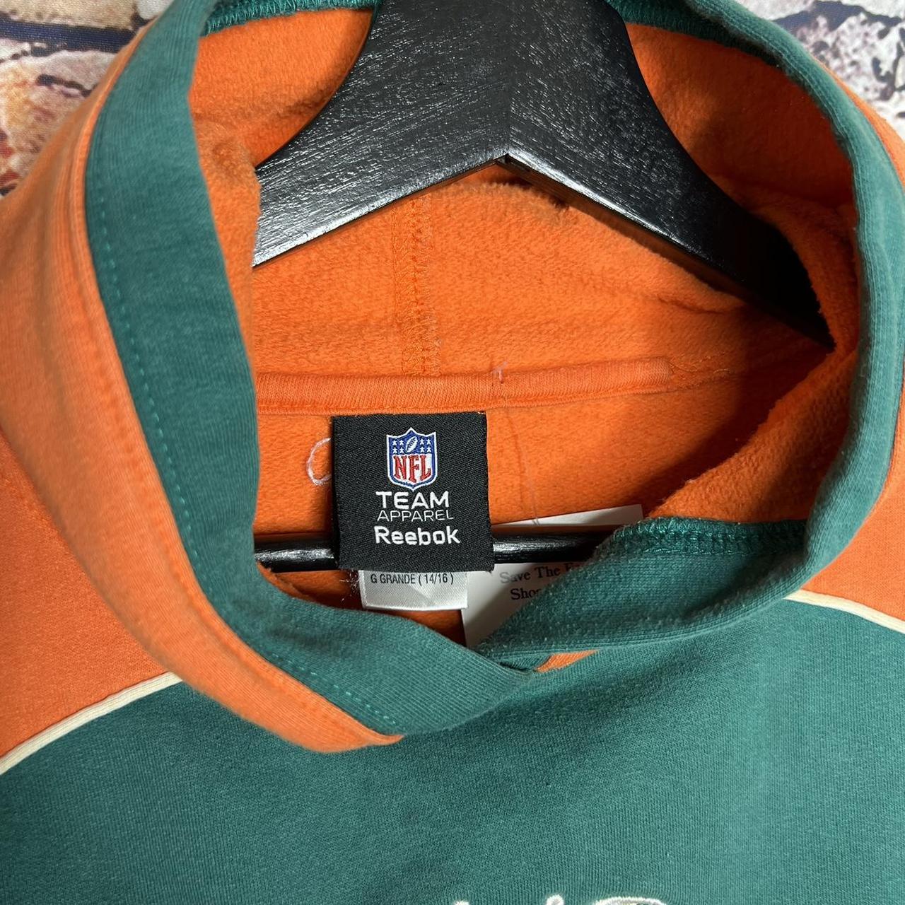 00s Miami Dolphins Reebok Hoodie • Size: Extra - Depop