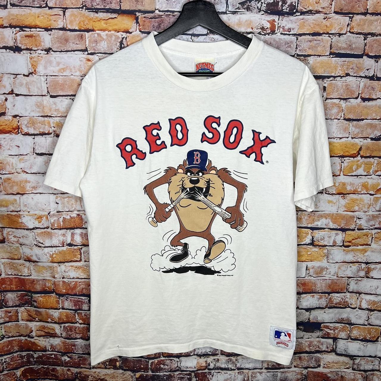 Vintage MLB Boston Red Sox Taz Looney Tunes T-Shirt - Boston Red