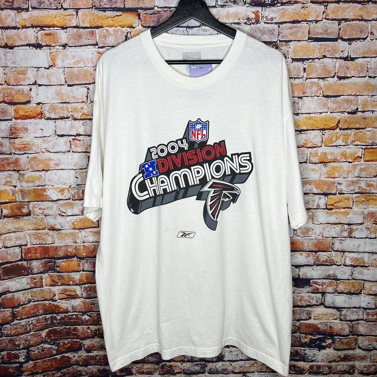 Atlanta Falcons Mens Size Small Graphic Crew Neck T-Shirt White Reebok NFL