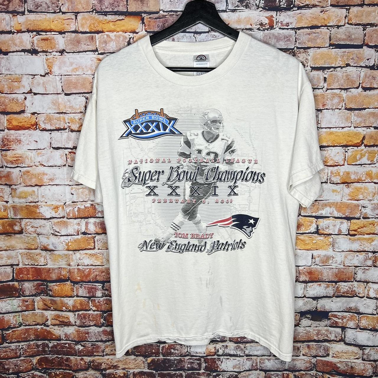 Vintage t shirt Tom Brady New England patriots - Depop