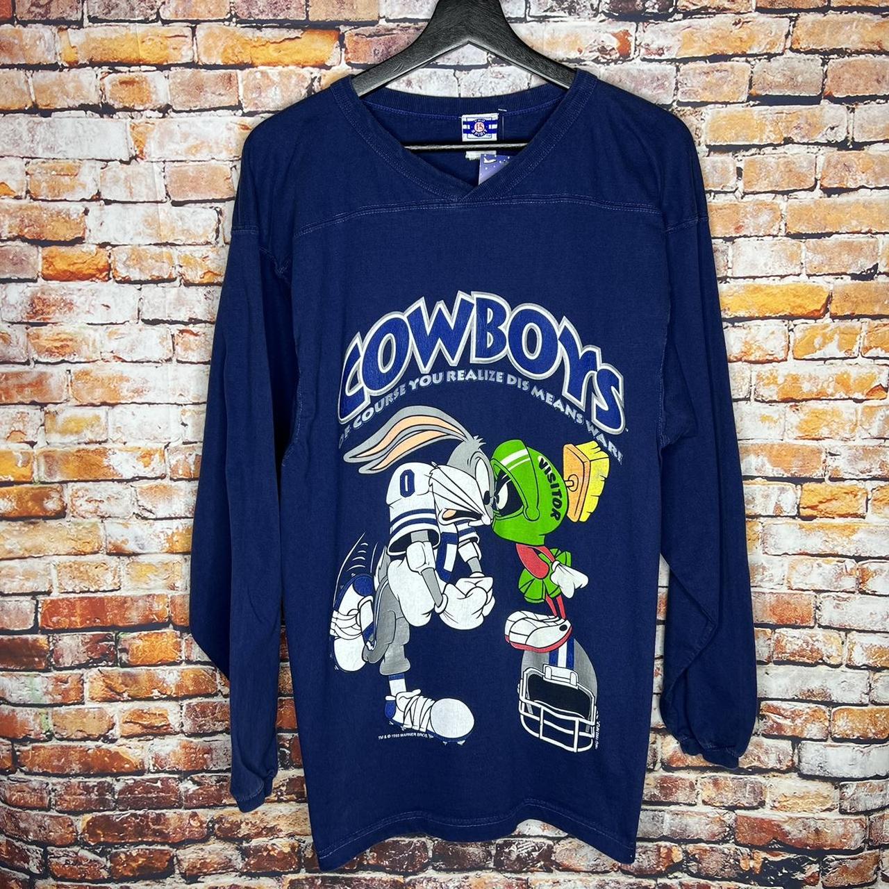 Looney Tunes Dallas Cowboys Bugs Bunny Winter Puffer - Depop