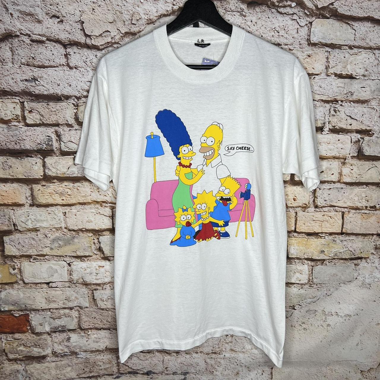 Vintage The Simpsons Say Cheese TV Promo T Shirt...