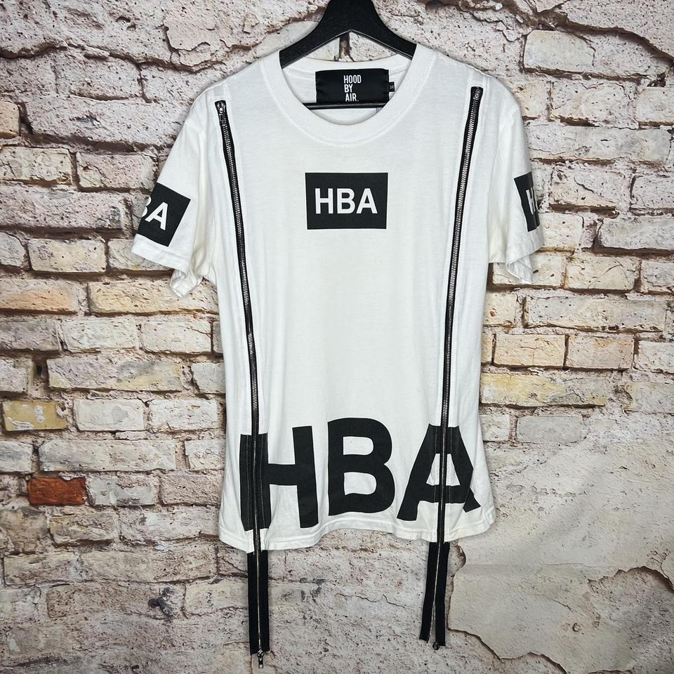 Hood By Air HBA Zipper T Shirt Size: M... - Depop