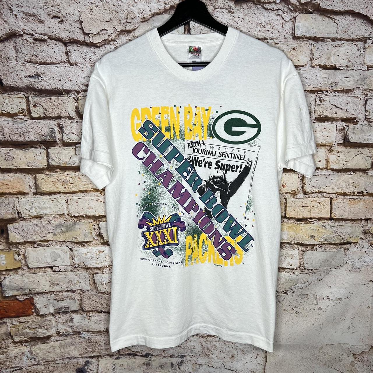 1997 Green Bay Packers Super Bowl Champions Russell T-Shirt – GSB Thrifting