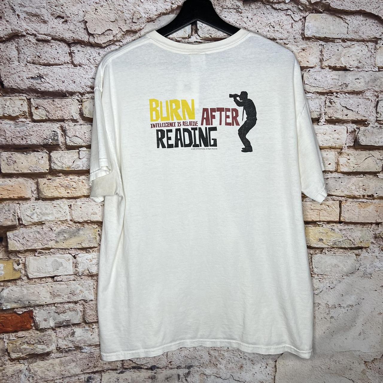 Vintage Burn After Reading 2008 Movie Promo T Shirt...