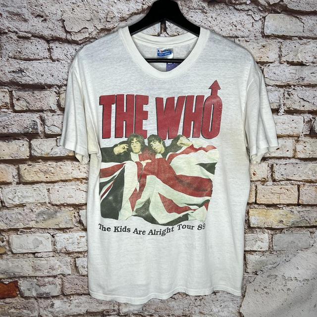 Vintage The Who 1989 The Kids Are Alright Tour T - Depop