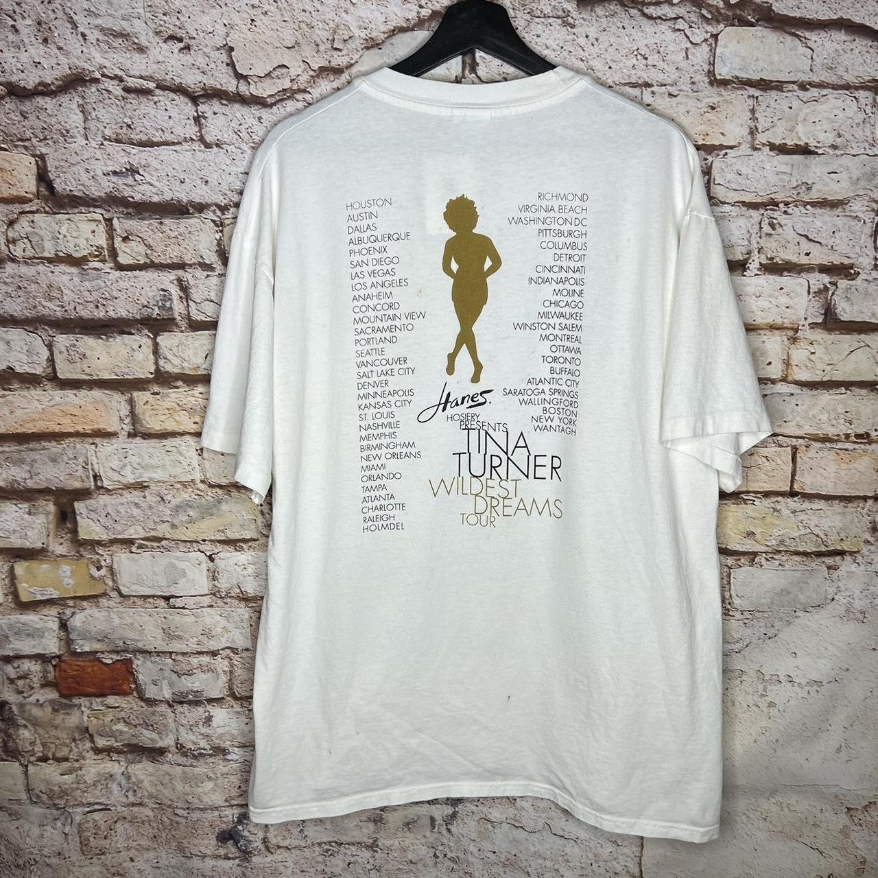 Vintage Tina Turner Wildest Dreams Tour T Shirt... - Depop