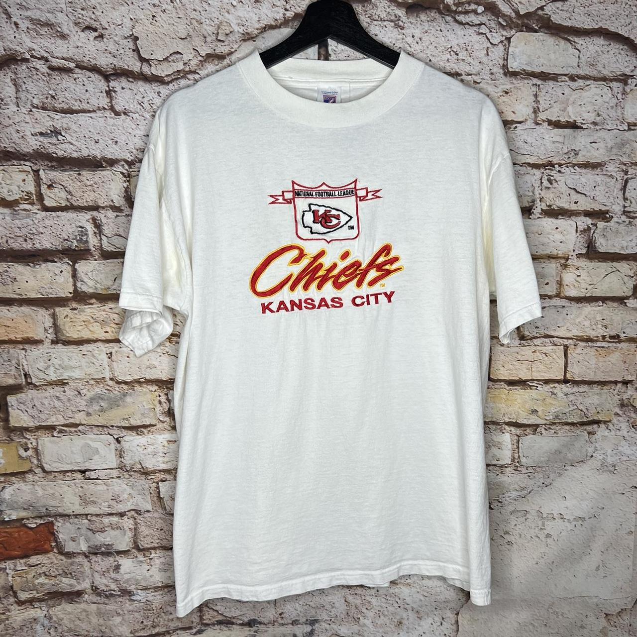 90S KANSAS CITY CHIEFS T-SHIRT Size Xl