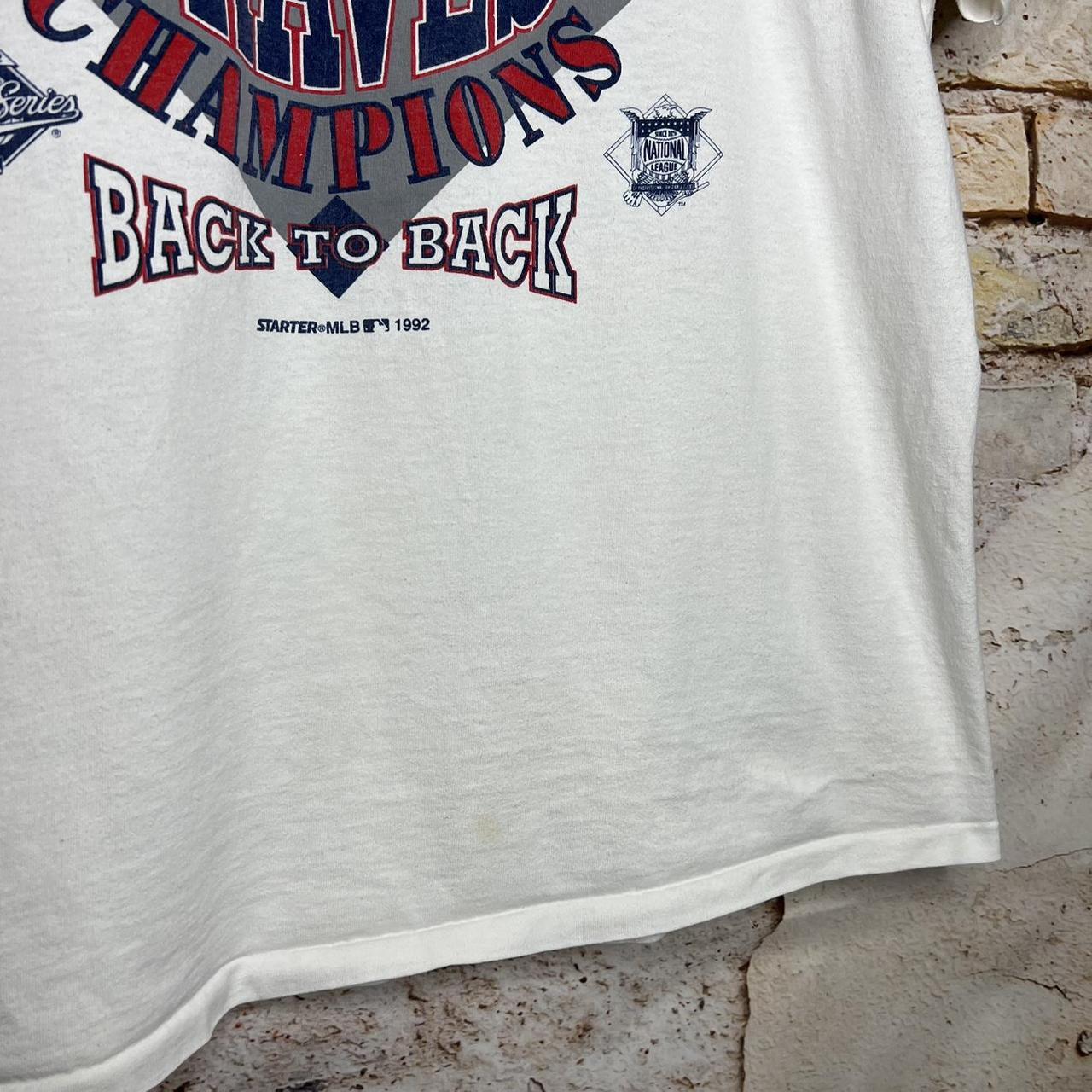 Vintage 1992 Made In USA Atlanta Braves National - Depop