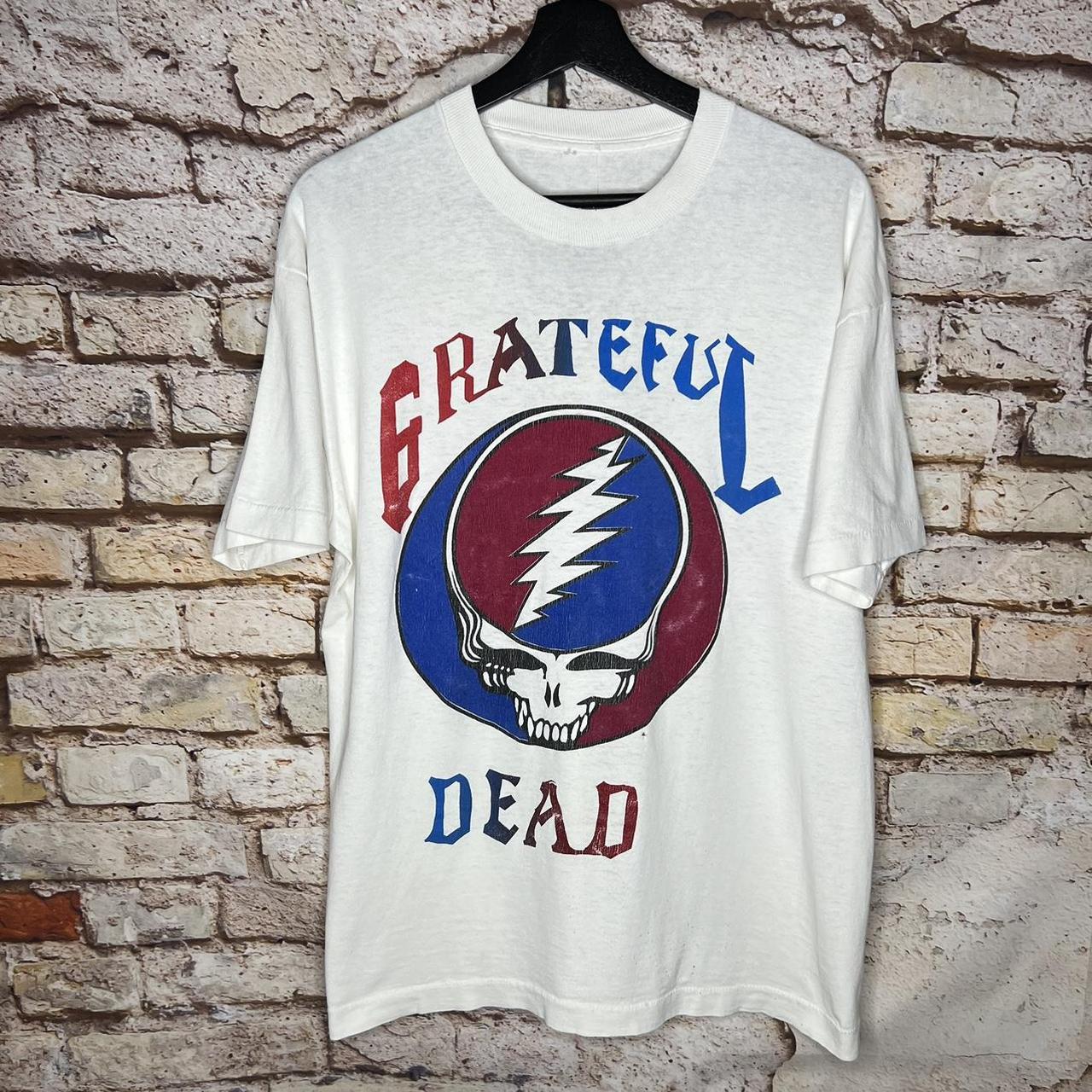 Vintage Grateful Dead Band T Shirt 90s Size: L... - Depop