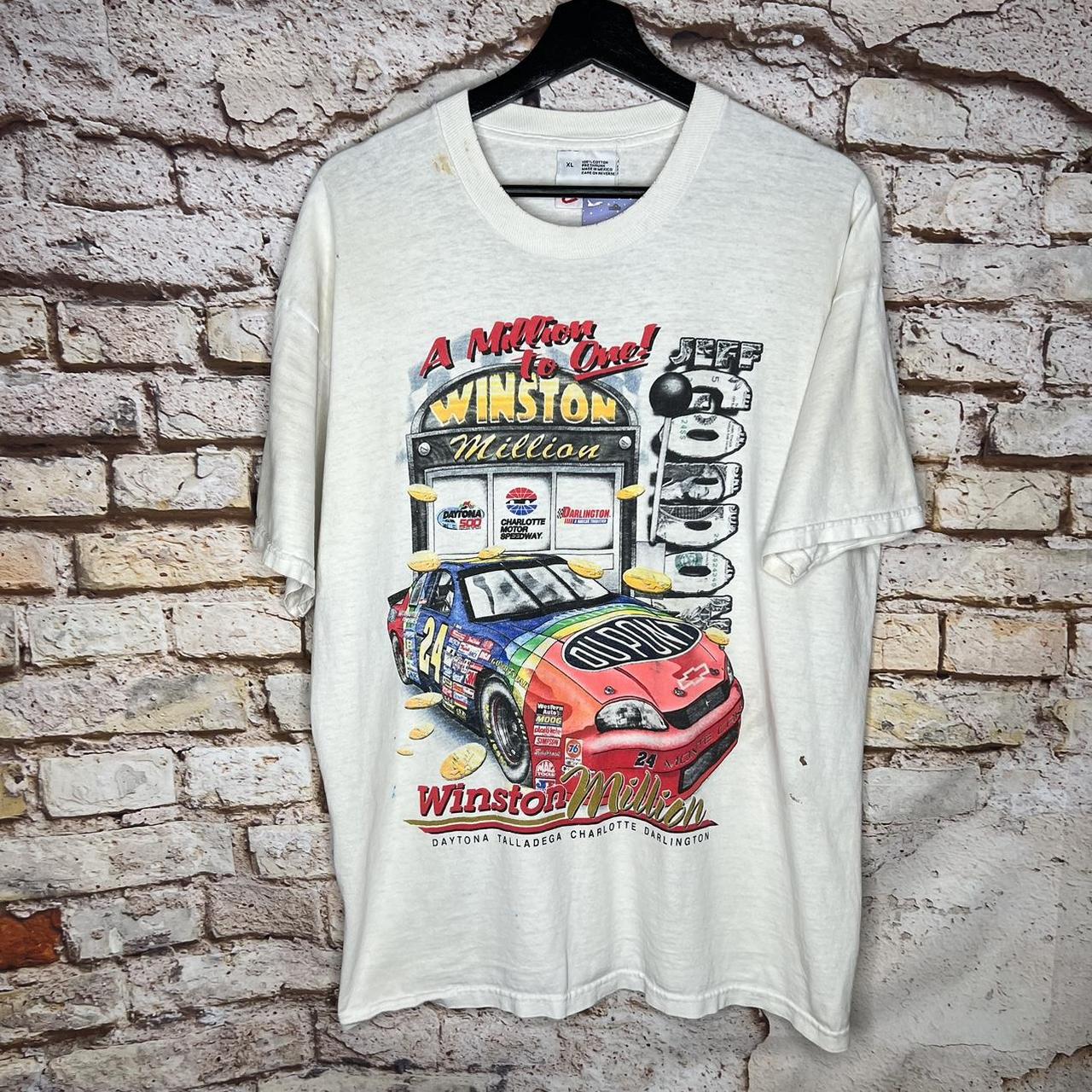 Vintage NASCAR Jeff Gordon 1997 Racing T Shirt... - Depop