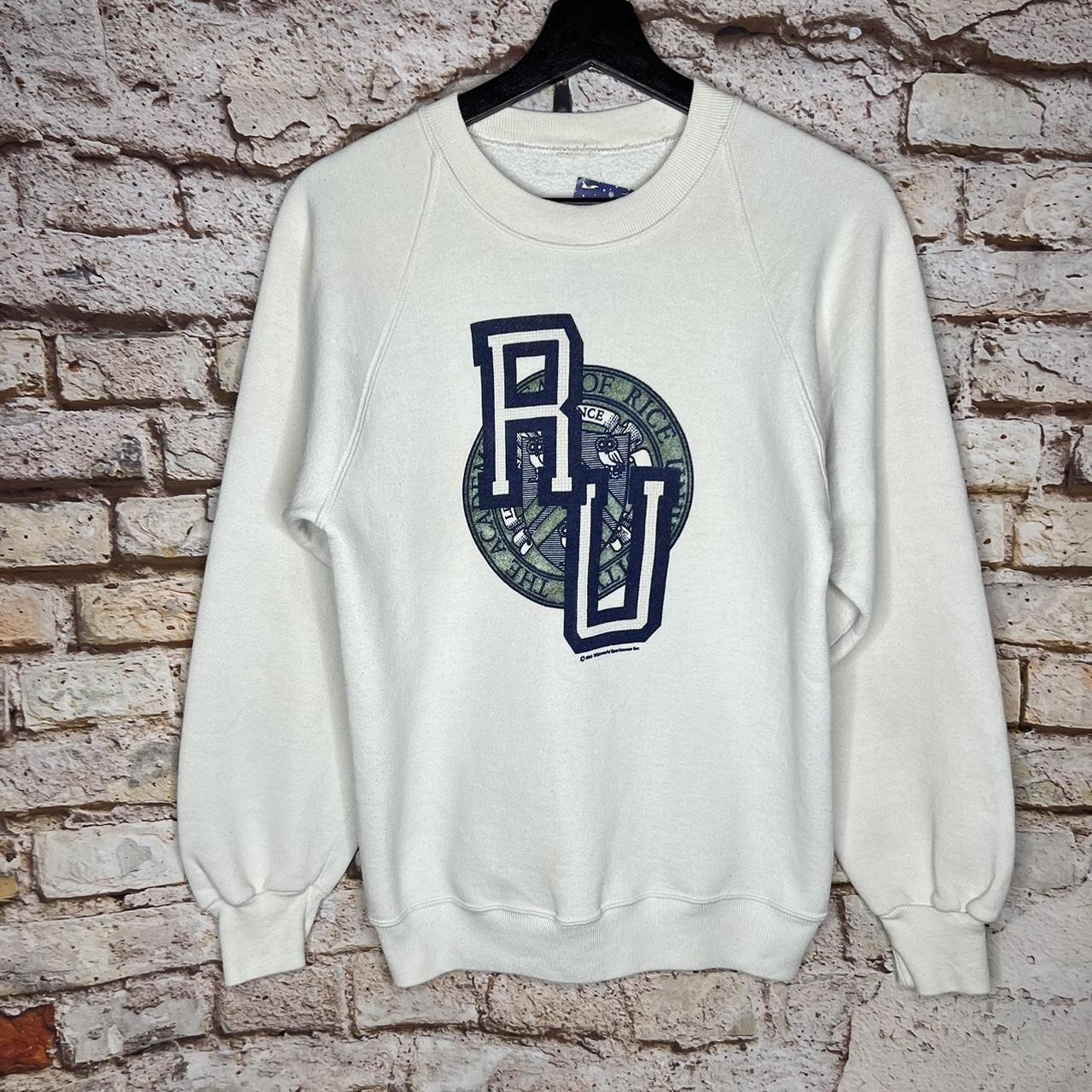 Vintage rice best sale university sweatshirt