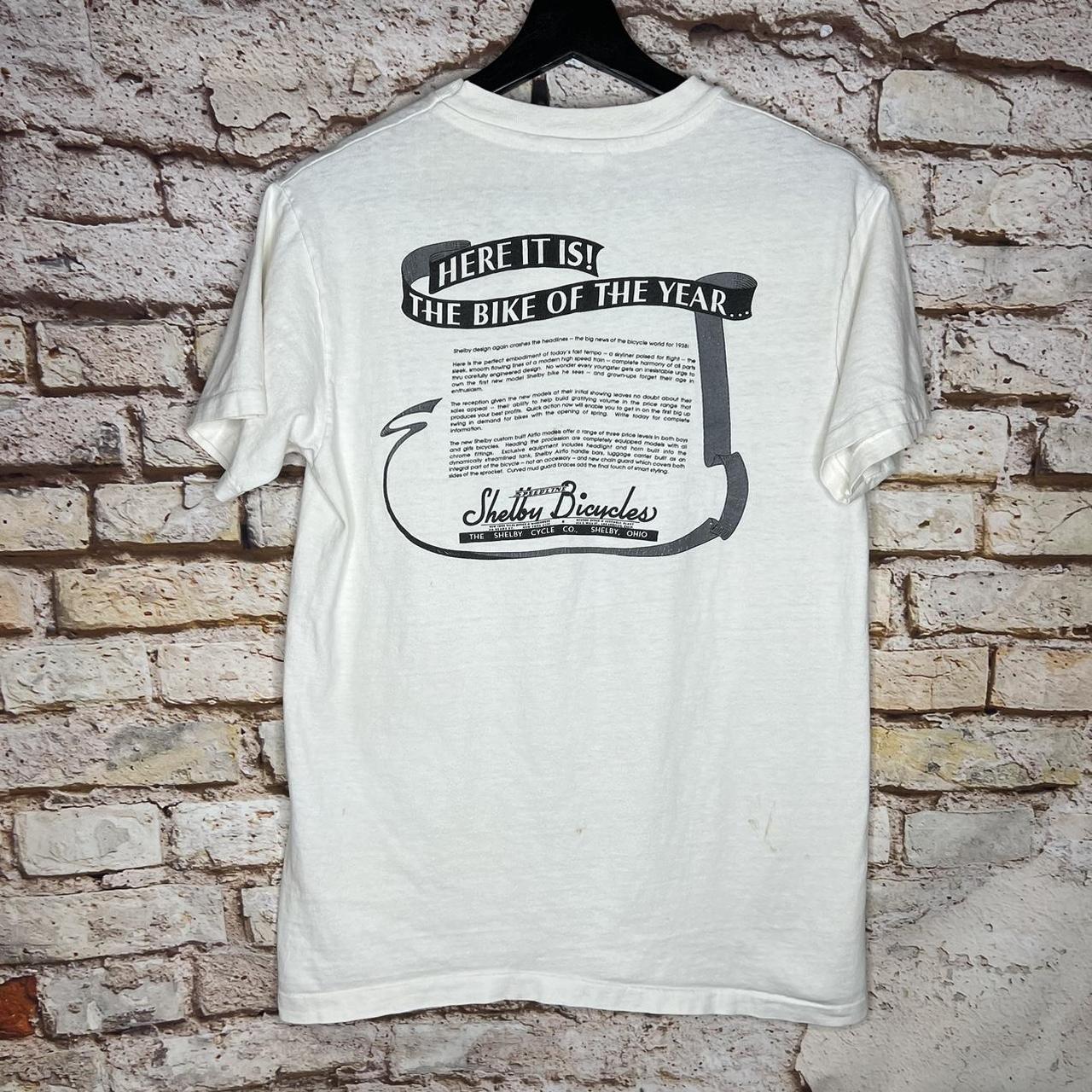 Vintage Speed Line Shelby Bicycles Promo T Shirt - Depop