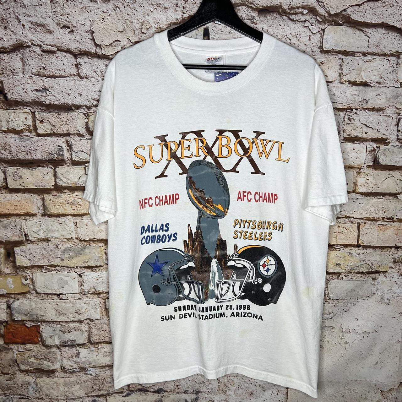 1996 Super Bowl Shirt 90s Dallas Cowboys NFL Graphic Tee