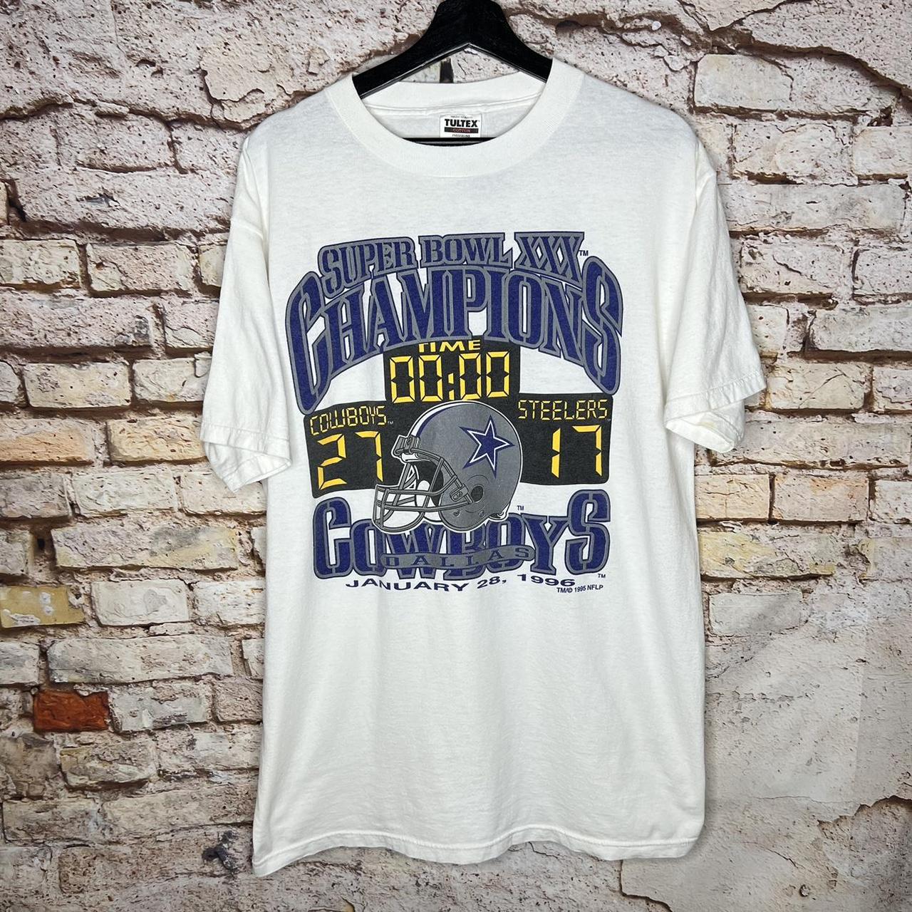 1996 Super Bowl Shirt 90s Dallas Cowboys NFL Graphic Tee