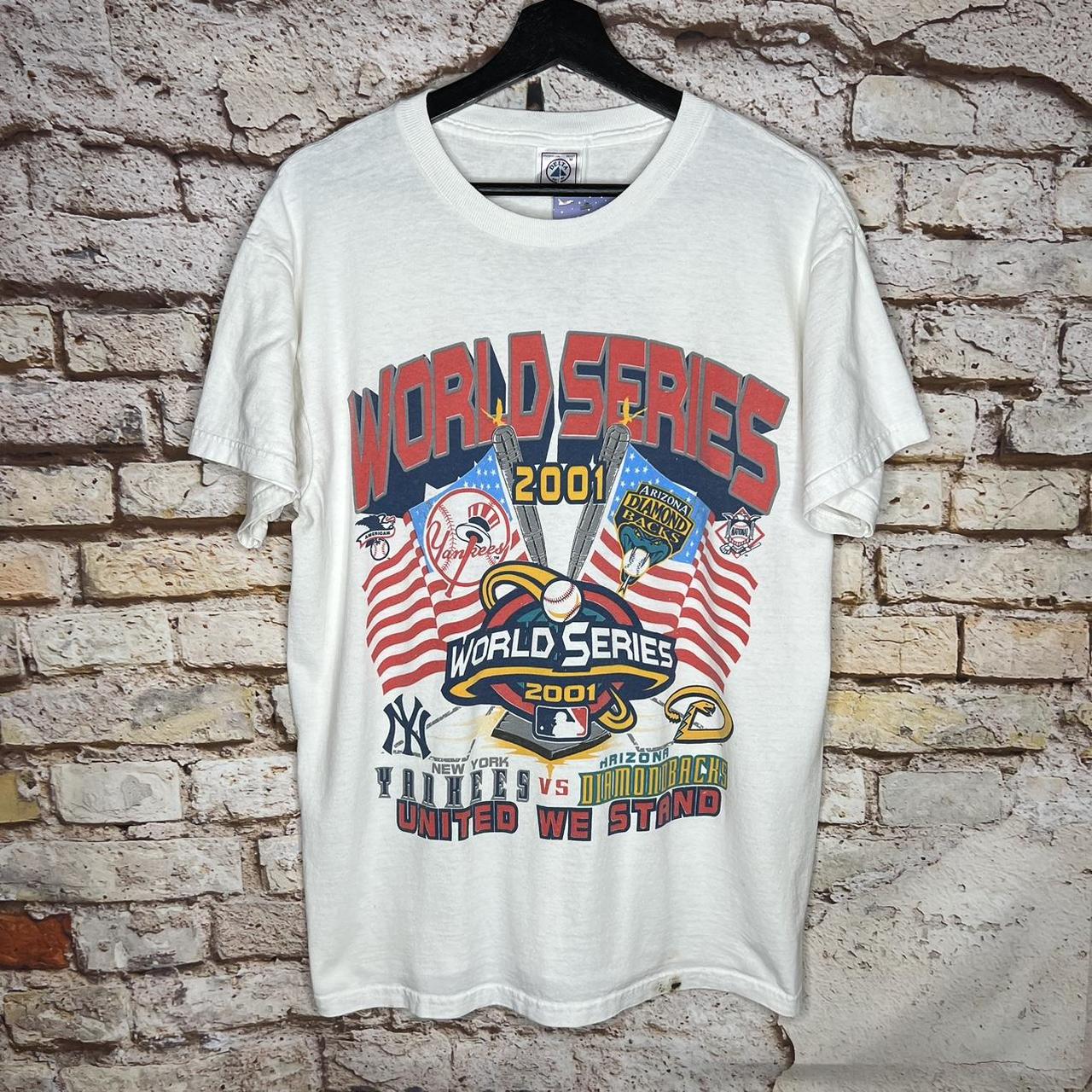 Vintage 2001 MLB World Series Yankees Vs. Diamondbacks T-Shirt 