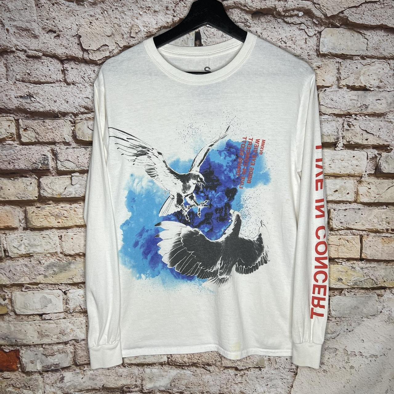 Travis Scott Birds In The Trap Tour Long Sleeve T... - Depop