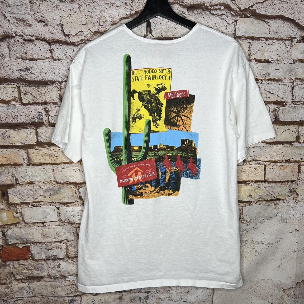 Vintage Marlboro Country Store Pocket T Shirt... - Depop