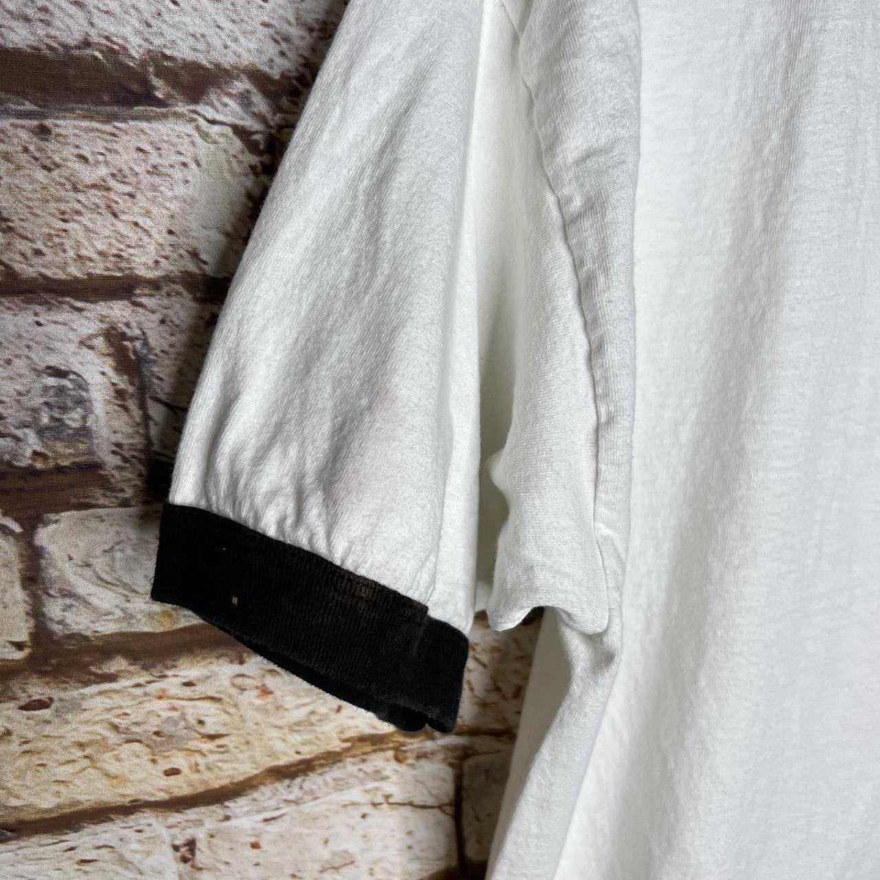 Vintage Curious George Sketch Drawing Ringer T Shirt... - Depop