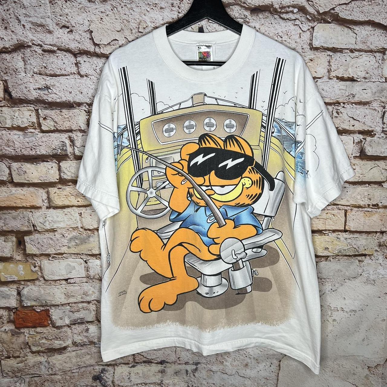 Garfield Mens FIshing T-Shirt 