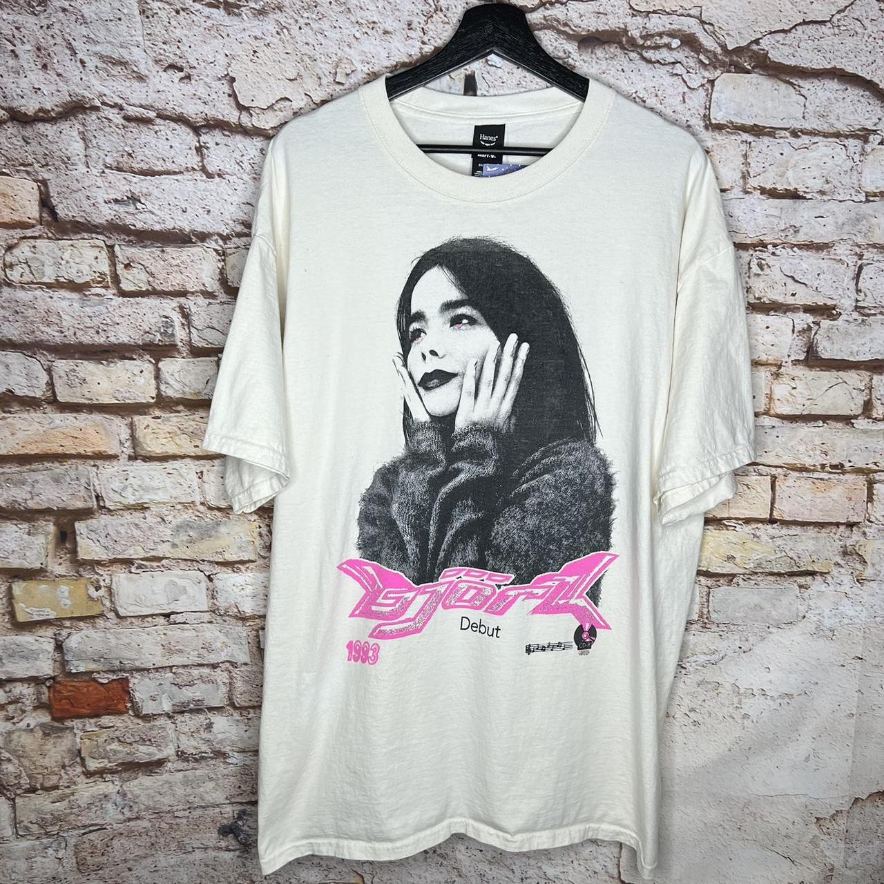 未使用bjork official debut Tシャツ L ビョーク MUSIC Tee ミュージックティー】bjork Debut ビョーク デビュー | LIME